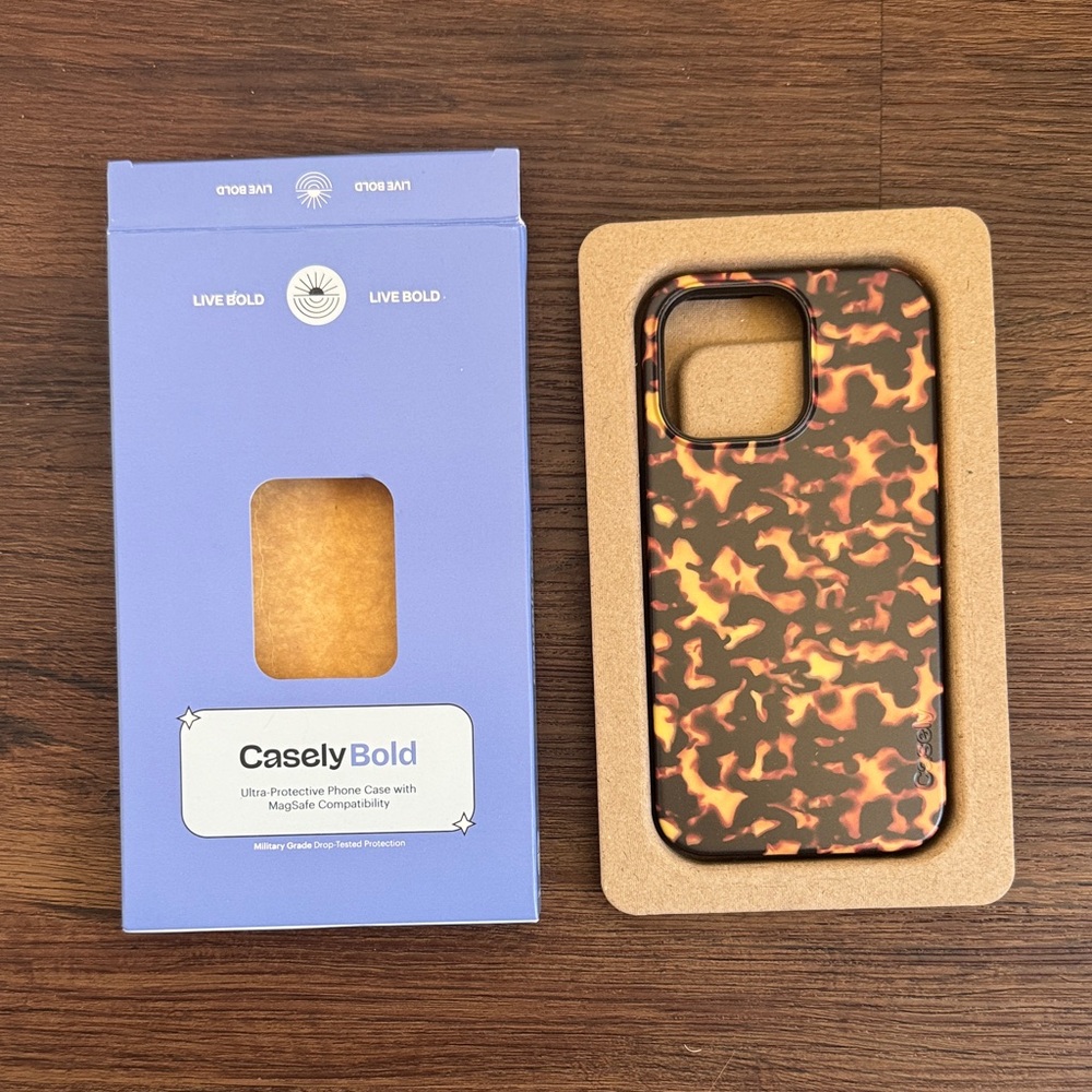 iPhone 15 Pro Max Casely Case - Tortoise Shell